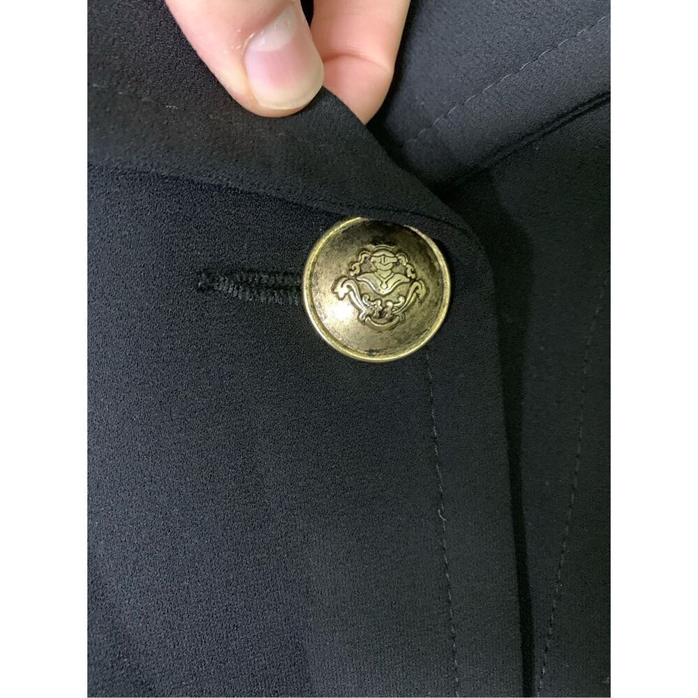 Smythe Pea Coat in black women's size 4 - Picture 4 of 7